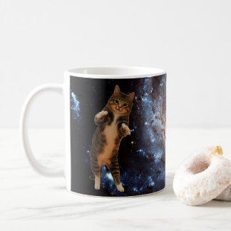 De Café Gato no espaço - caneca