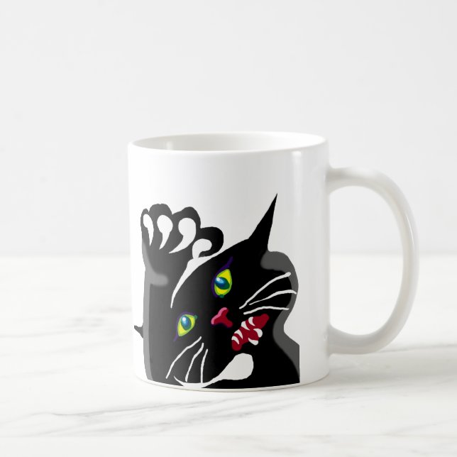 De Café Gato para guarda na caneca (Direita)