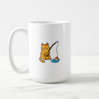 De Café Gato Pescador Caneca