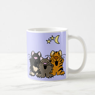 De Café Gatos da alegria do canto AO caneca