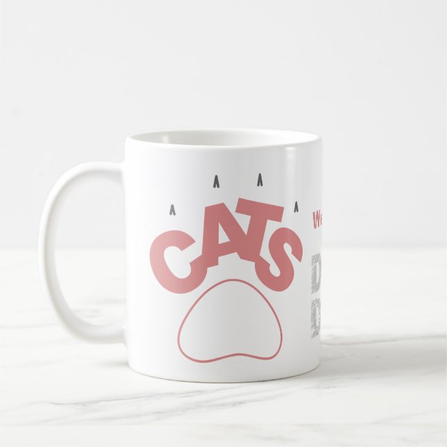 De Café Gatos DADSM: Caneca básica (Esquerda)
