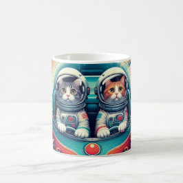 De Café Gatos na caneca espacial!