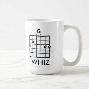De Café Gee caneca da guitarra do Whiz