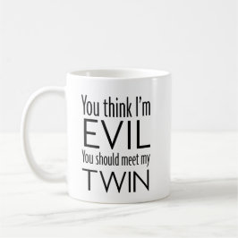 De Café Gêmeo mau - caneca