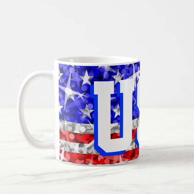 De Café Glitz USA "USA" caneca (Esquerda)