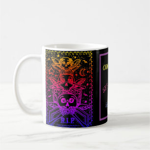 De Café GÓTICO NÃO VEJA NENHUM MAU, arco-íris da CANECA