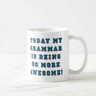 De Café Gramática Sendo Mais Incrível Caneca Divertida