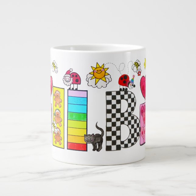 De Café Grande A caneca Bill (Frente)