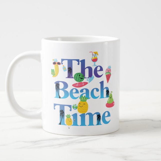 De Café Grande A caneca da praia (Esquerda)