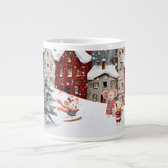 De Café Grande A vida na cidade dos ratos - É Inverno! Caneca Esp (Frente)