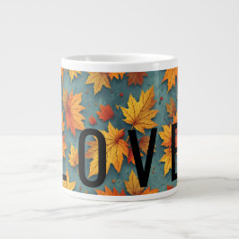 De Café Grande Autumn Deixa a caneca especial