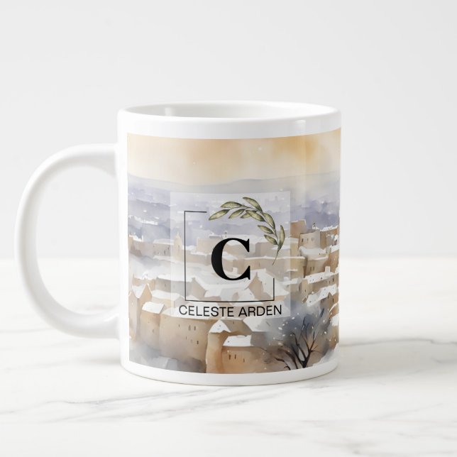 De Café Grande Bethlehem na neve Caneca Jumbo – Sereno (Esquerda)