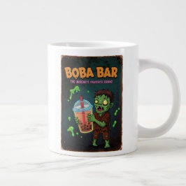 De Café Grande Boba Bar – Caneca Especial Gigante dos Undead