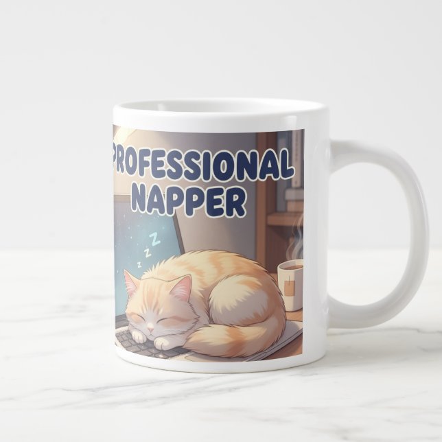 De Café Grande Cachorro Profissional em Soneca Caneca Engraçada d (Direita)