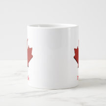 Canadense Patrimônio Caneca – Língua Dual "Pausa p