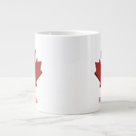 De Café Grande Canadense Patrimônio Caneca – Língua Dual "Pausa p