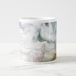 De Café Grande Caneca Abstrata Águia Fofa Branca