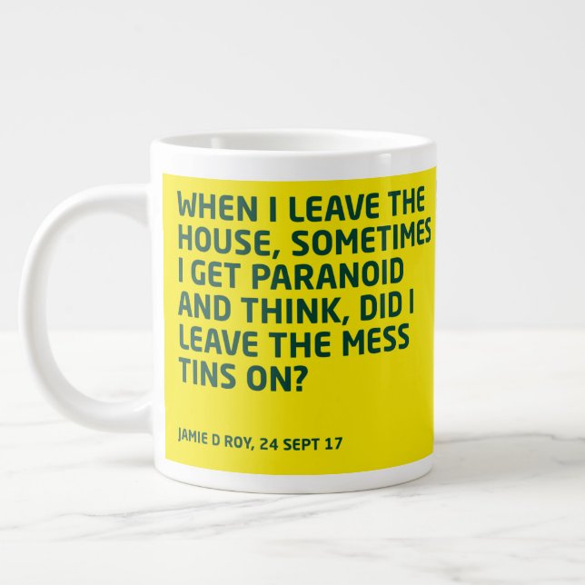 De Café Grande Caneca Big Mess (Esquerda)