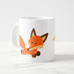 De Café Grande Caneca bonito do jumbo do Fox dos desenhos
