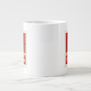 De Café Grande Caneca com Selo Saigonense Impresso