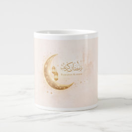De Café Grande Caneca Crescente Dourado do Ramadan Kareem – Islâm