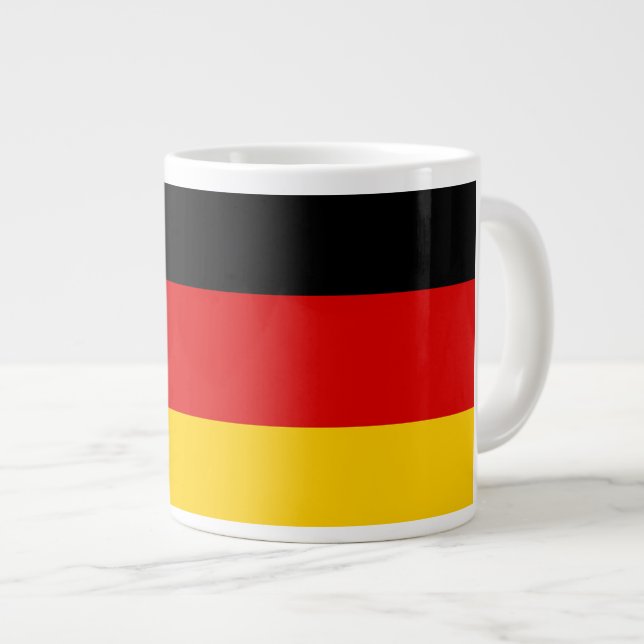 De Café Grande Caneca da Bandeira da Alemanha Unidade Justiça Lib (Frente Esquerda)