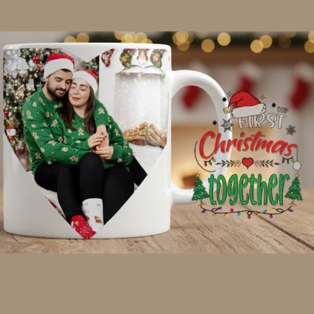 De Café Grande Caneca do Primeiro Natal Juntos 2025 (Criador carregado)
