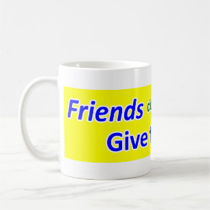 De Café Grande caneca dos amigos