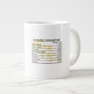 De Café Grande Caneca Dose Diária – Sorva Força, Misture Espírito