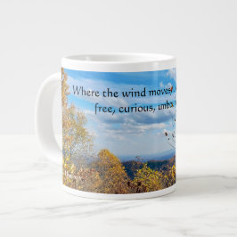 De Café Grande Caneca Elemento Ar - O Seguidor do Vento