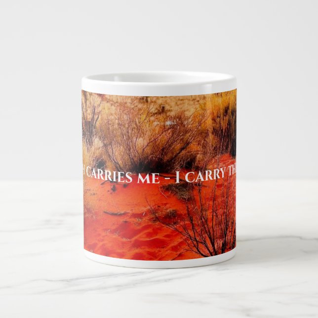 De Café Grande Caneca Elemento Terra - A Terra Me Carrega (Frente)