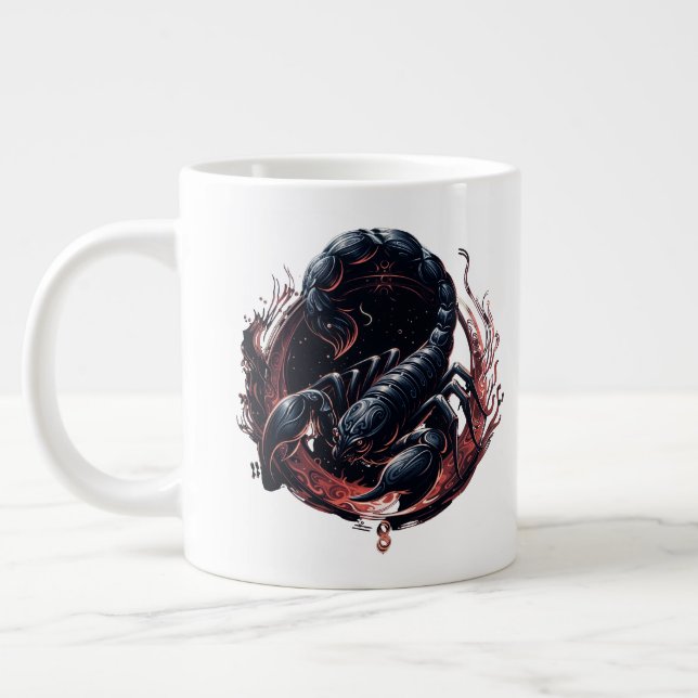 De Café Grande caneca escorpião (Esquerda)