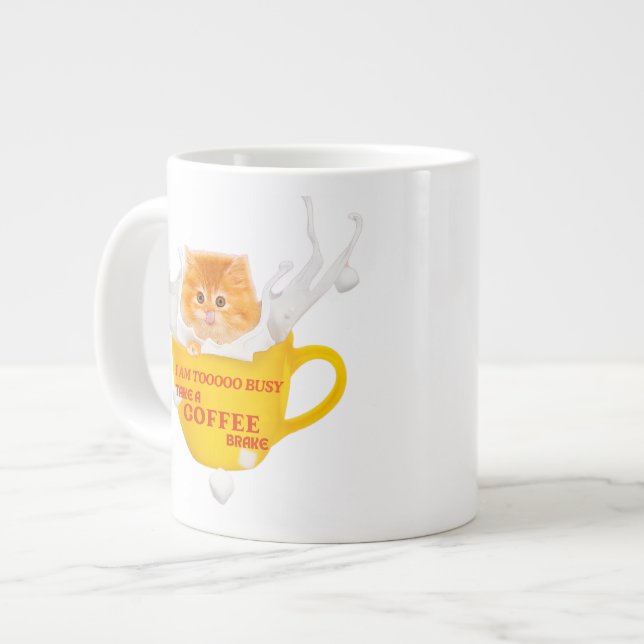 De Café Grande Caneca Especial (Frente Esquerda)