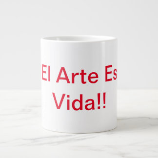 De Café Grande Caneca Especial Arte É Vida