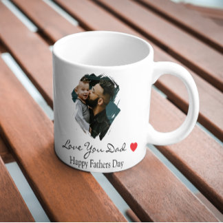 De Café Grande Caneca Especial dia dos pais foto pincelada person