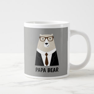 De Café Grande Caneca Especial Dia dos Pais Urso Papa Bonito