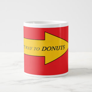 De Café Grande Caneca Especial Esta é a Maneira para Donuts