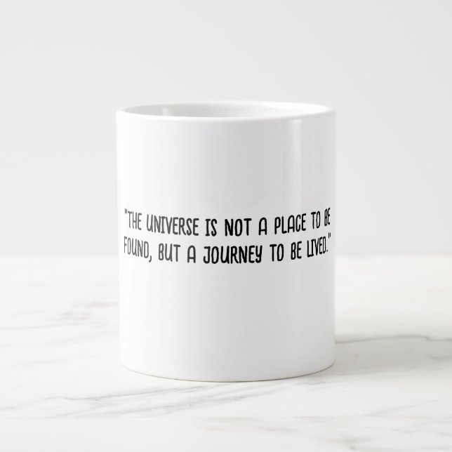 De Café Grande Caneca Especial Jornada Pelo Universo (Frente)