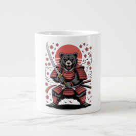 De Café Grande Caneca Especial Samurai Urso