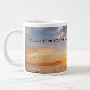 De Café Grande Caneca Eu Sou Lembrado Pelo Oceano