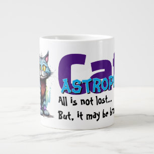 De Café Grande Caneca Gato Engraçado – Catástrofe: Nem tudo está 