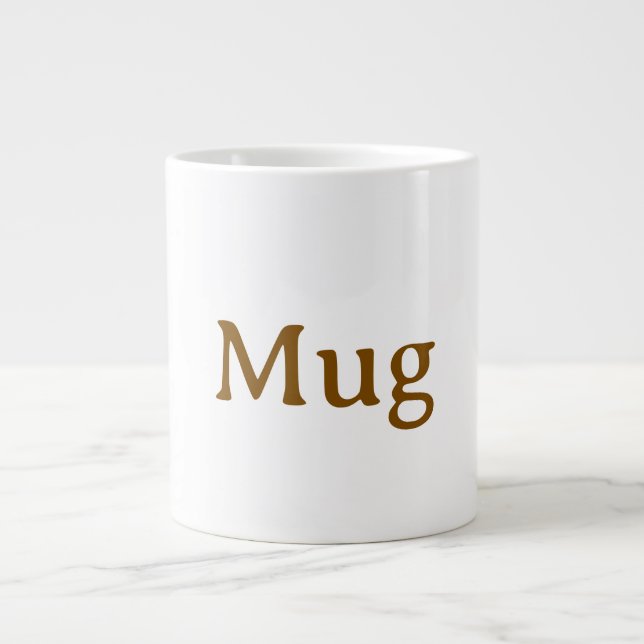 De Café Grande Caneca Gigante (Frente)