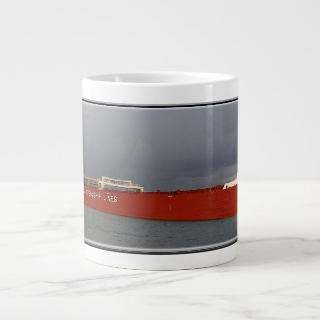 De Café Grande caneca gigante Baie Comeau (Frente)