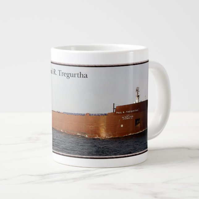 De Café Grande caneca gigante Paul R. Tregurtha (Frente Esquerda)
