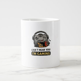 De Café Grande Caneca Gráfica com Humor Estranho Fofo