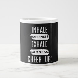 DE CAFÉ GRANDE CANECA HOME/COZINHA INALE E EXALE ANIME-SE