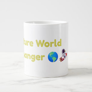 De Café Grande Caneca Infantil Inspiradora para o Futuro do Mundo