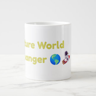 De Café Grande Caneca Infantil Inspiradora para o Futuro do Mundo