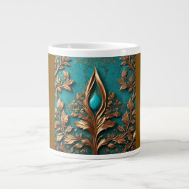 De Café Grande Caneca Jumbo, 20oz (Elegância-5)