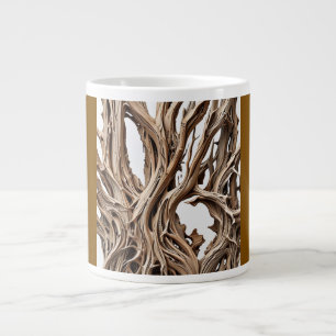 De Café Grande Caneca Jumbo, 20oz (Madeira Flutuante-3)